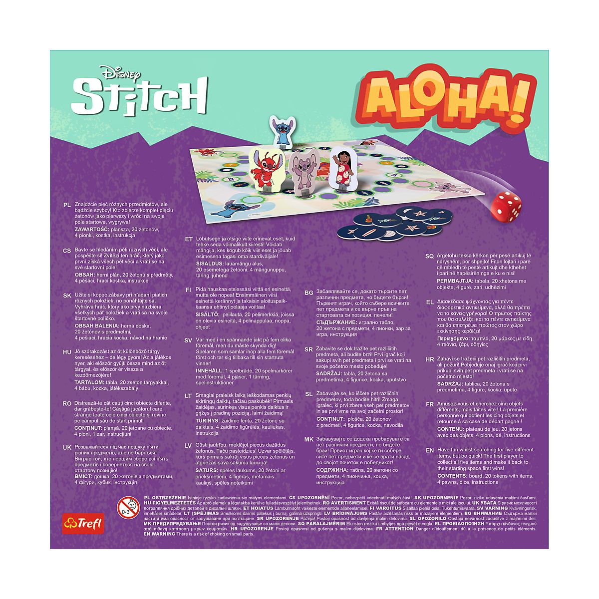 Gra planszowa Stitch Aloha!" Trefl (02657)