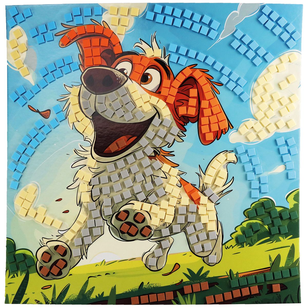 Mozaika biegnący pies Fun&Joy