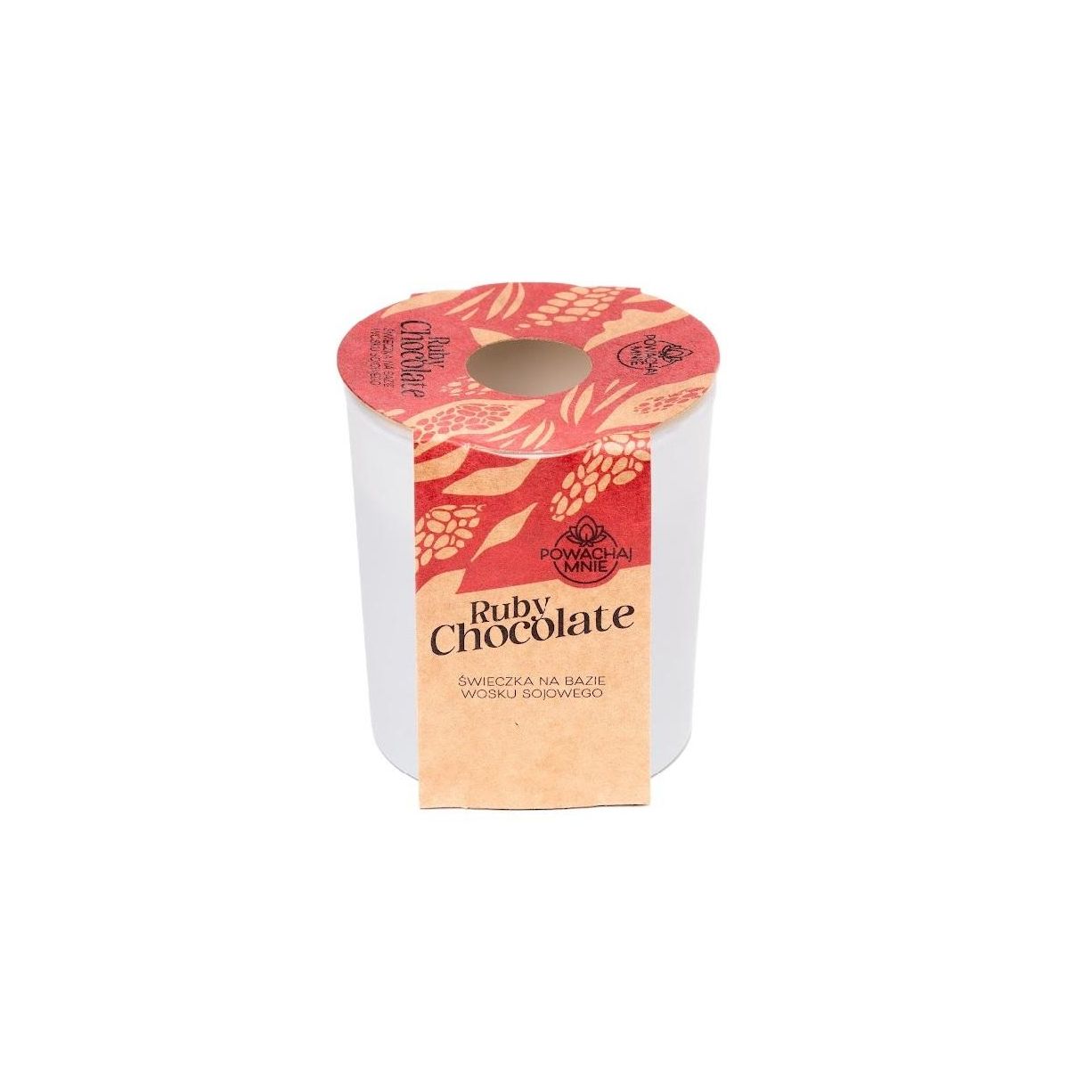 Świeczka ozdobna Pavoncella Powąchaj mnie Ruby Chocolate 130ml (5905711530899)