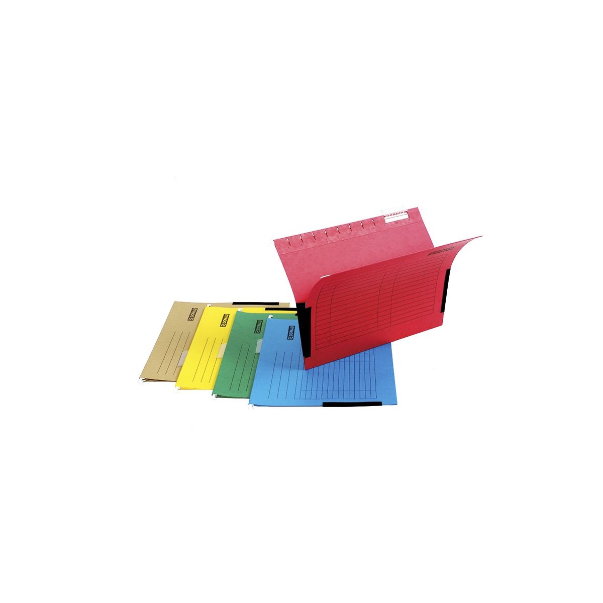 Teczka zawieszkowa Donau A4 mix karton 230g (7421001)