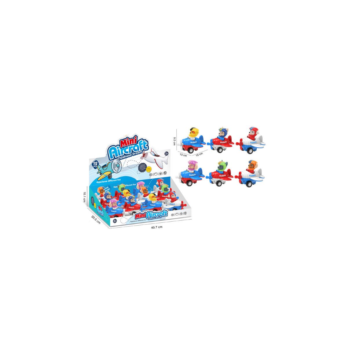 Samolot Bigtoys 10cm piesek (BSAM9129)
