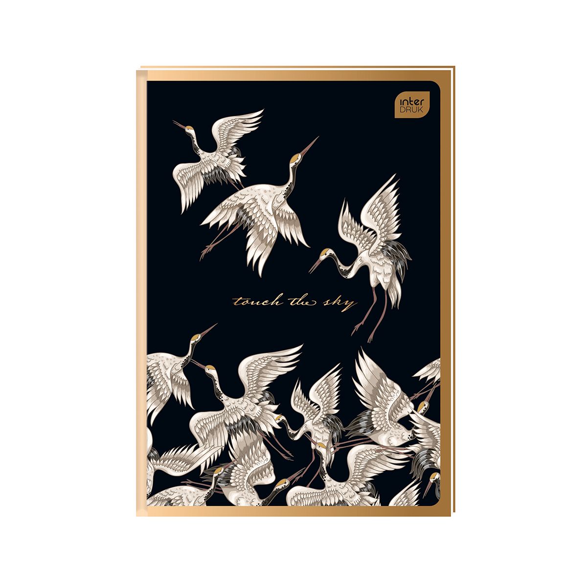 Brulion Interdruk SATIN GOLD A5 96k. 70g krata