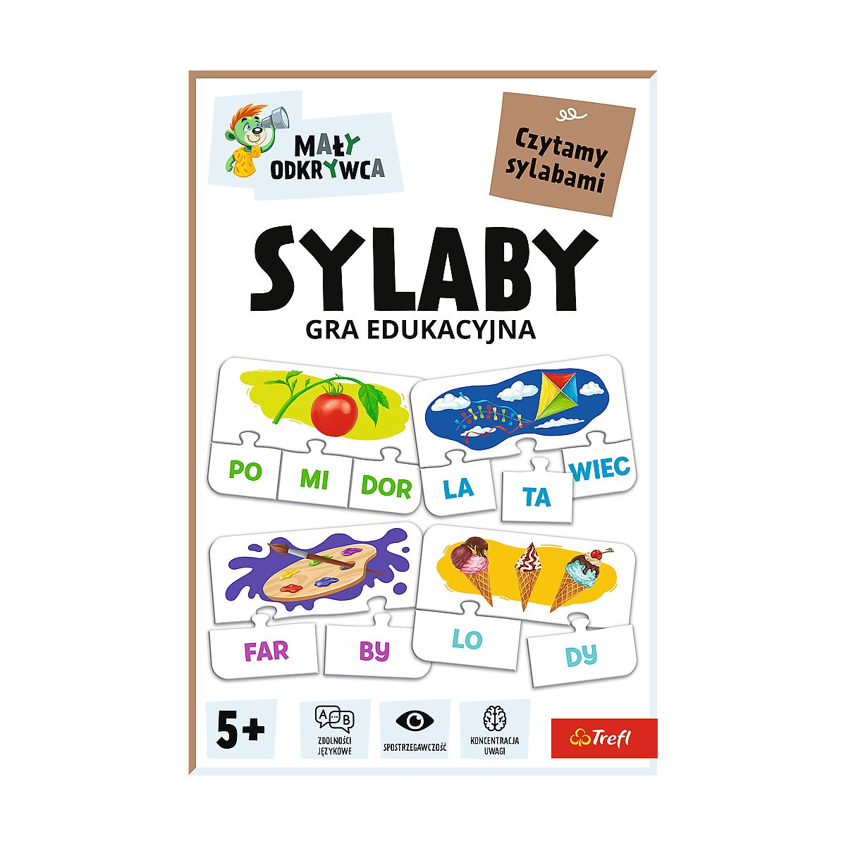 Gra edukacyjna Trefliki Sylaby Trefl (02813)