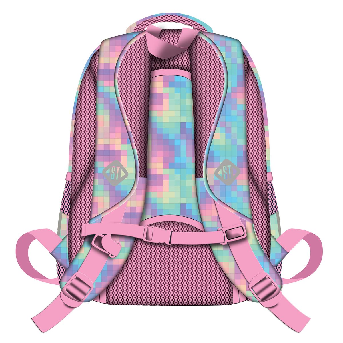 Plecak PASTEL PIXELS 4 KOMORY St.Majewski (bpl-58)