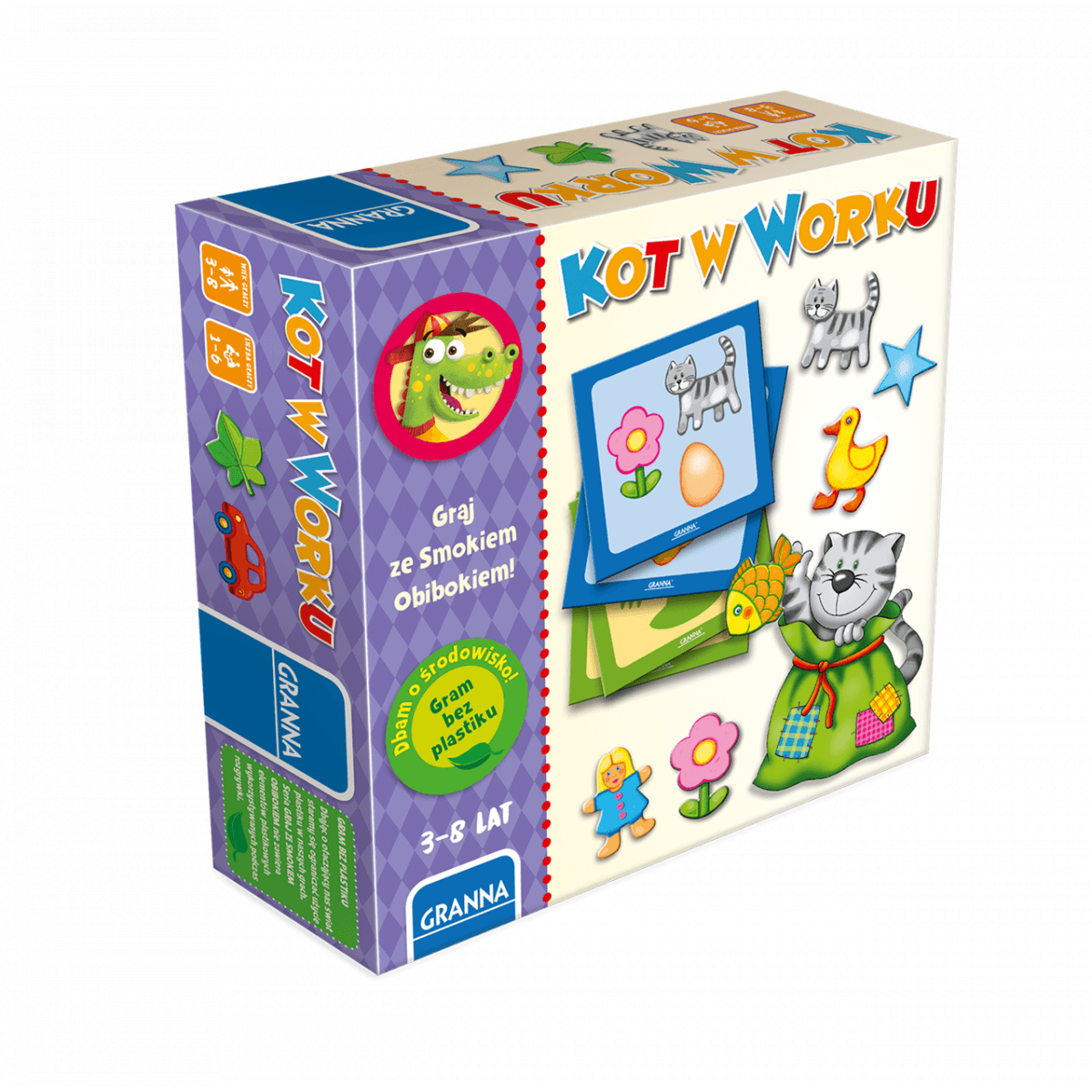 Gra karciana KOT W WORKU - GRAM ZE SMOKIEM OBIBOKIEM KOT W WORKU - GRAM ZE SMOKIEM OBIBOKIEM Granna