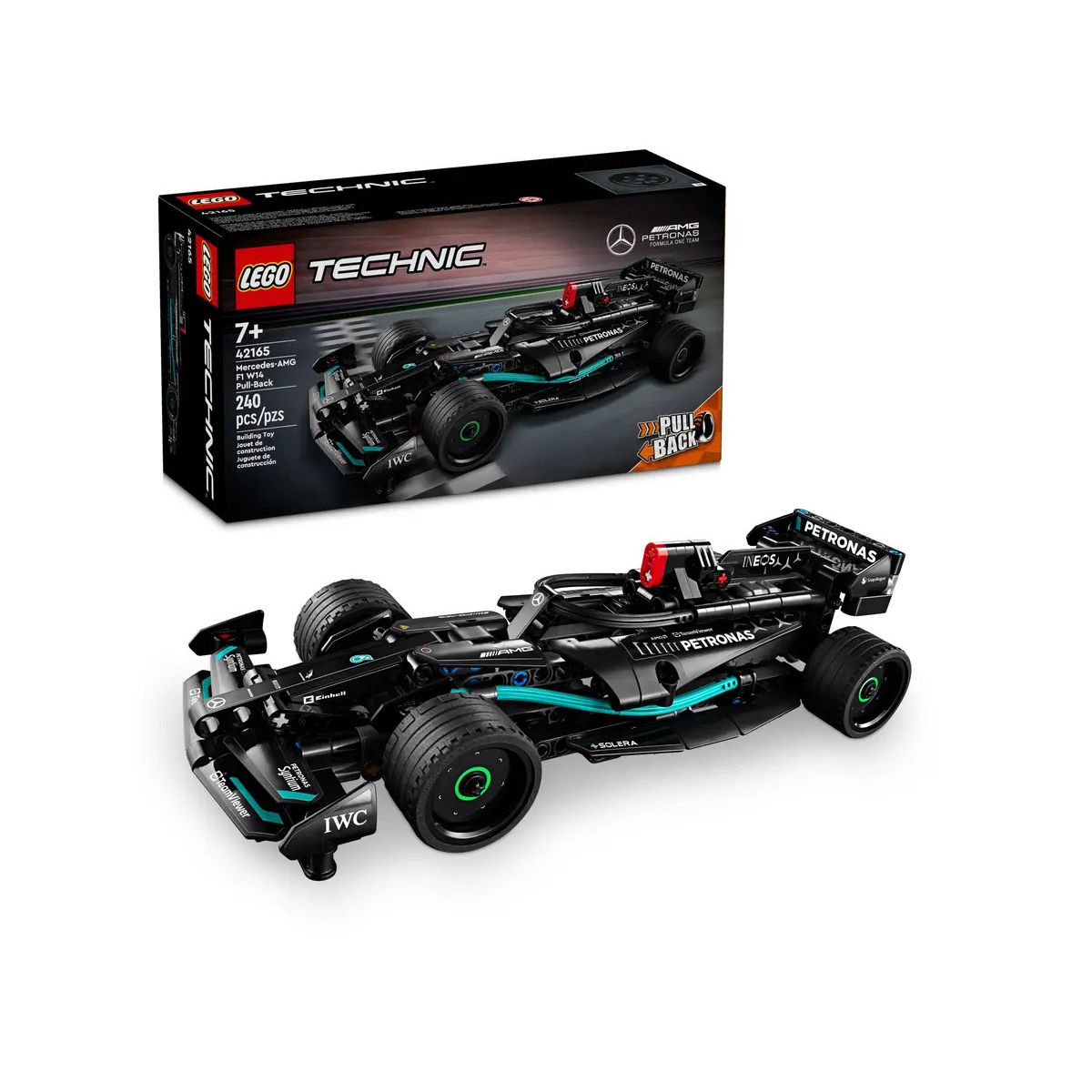 Klocki konstrukcyjne Lego Speed Champions Mercedes-AMG F1 W14 E Performance Pull-Back (42165)