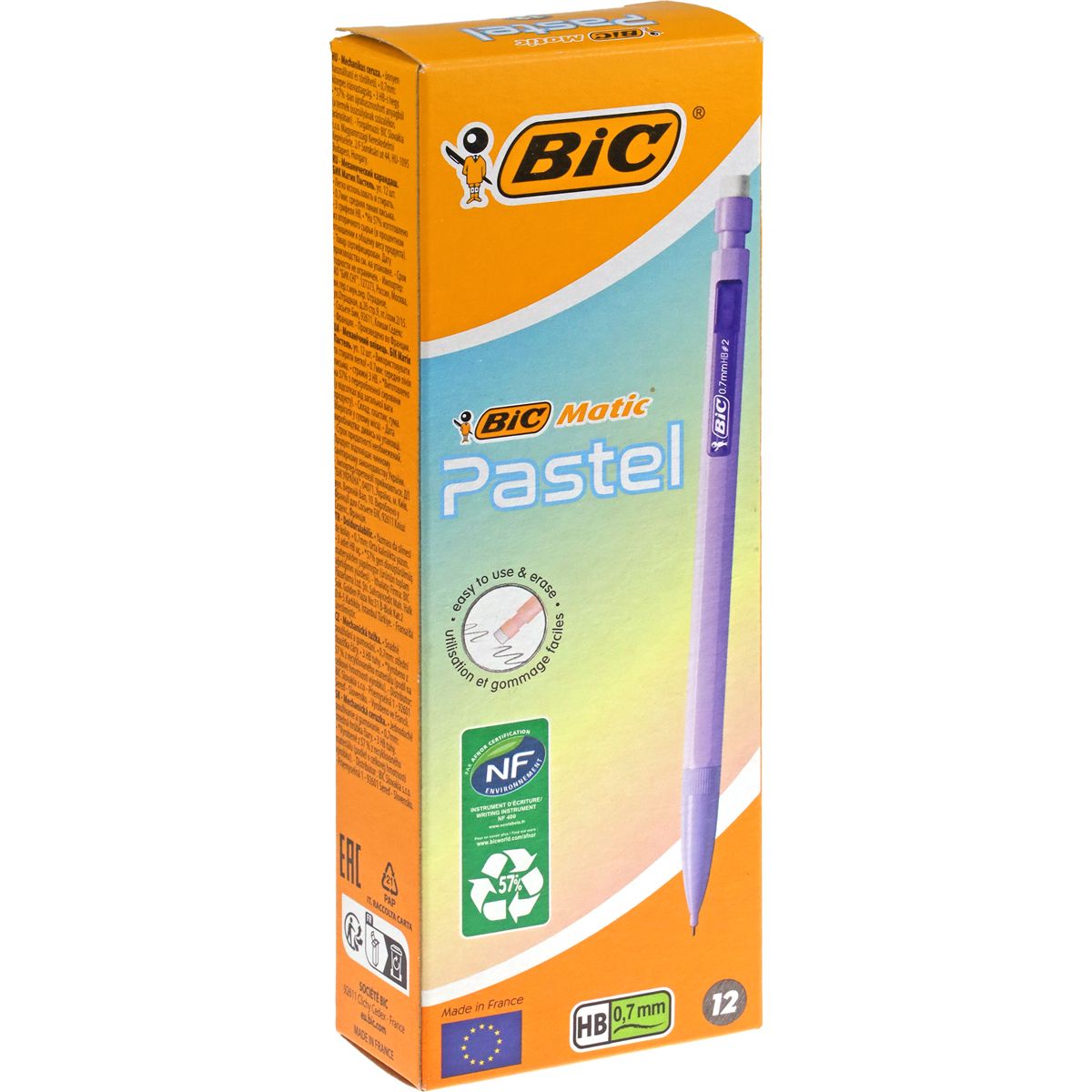 Ołówek automatyczny Bic BIC MATIC PASTEL 0,7 0,7mm (511060)