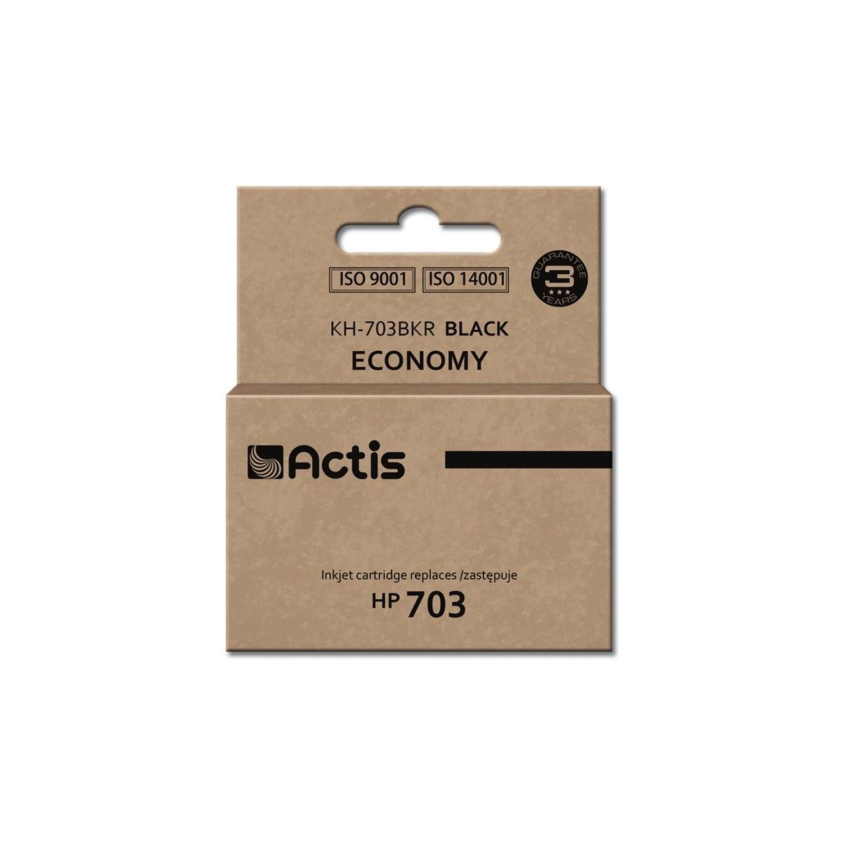 Tusz (cartridge) alternatywny HP 703 CD887 czarny 15ml Actis (EXPACSAHP0034)