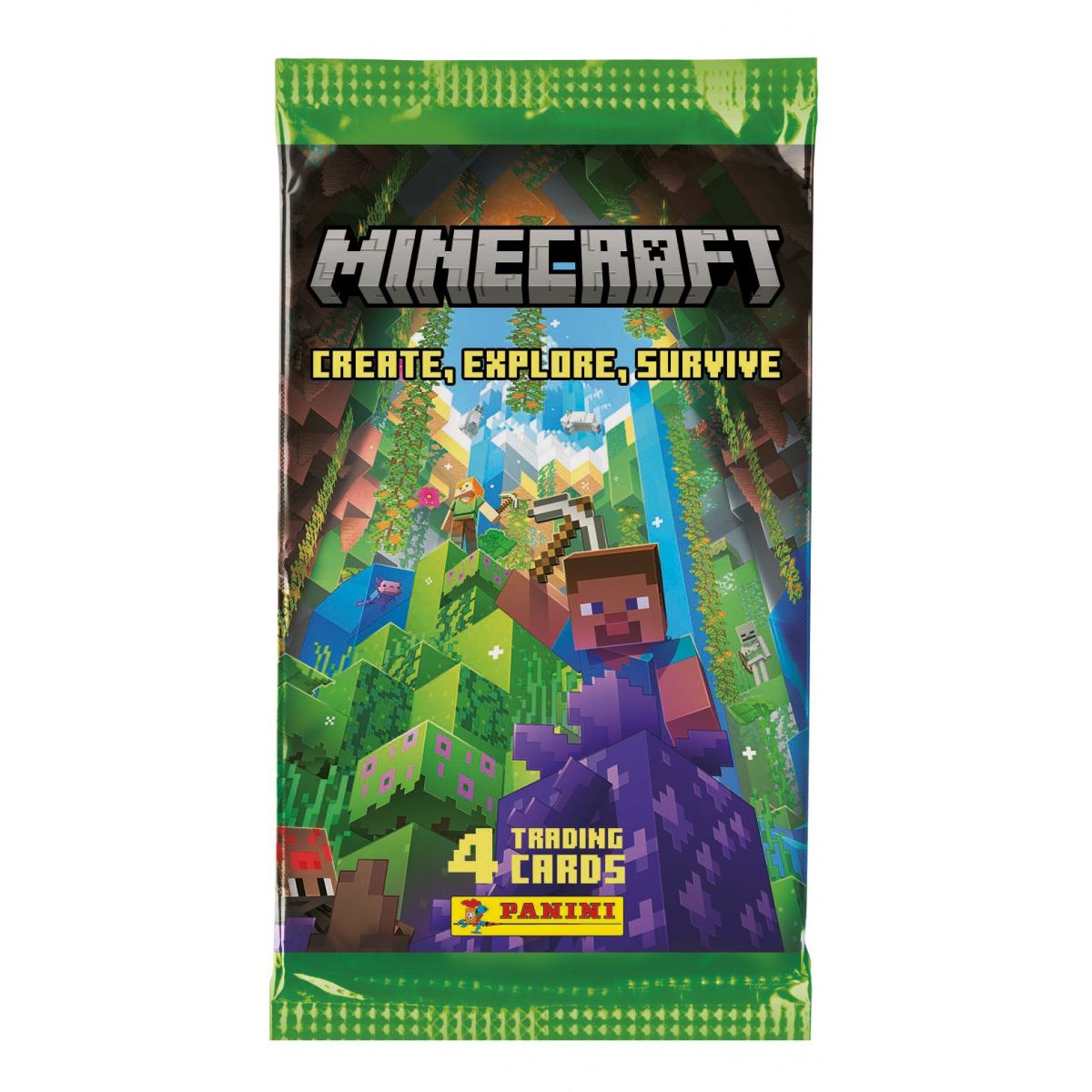 Karty Saszetka z kartami Minecraft Panini (Z5162) 4 sztuk