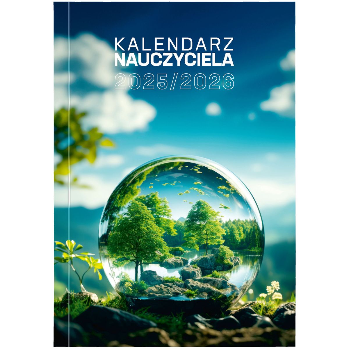 Kalendarz nauczyciela książkowy (terminarz) Wydawnictwo Wokół Nas PCV EKO bezbarwny A5 (A5TN078B)