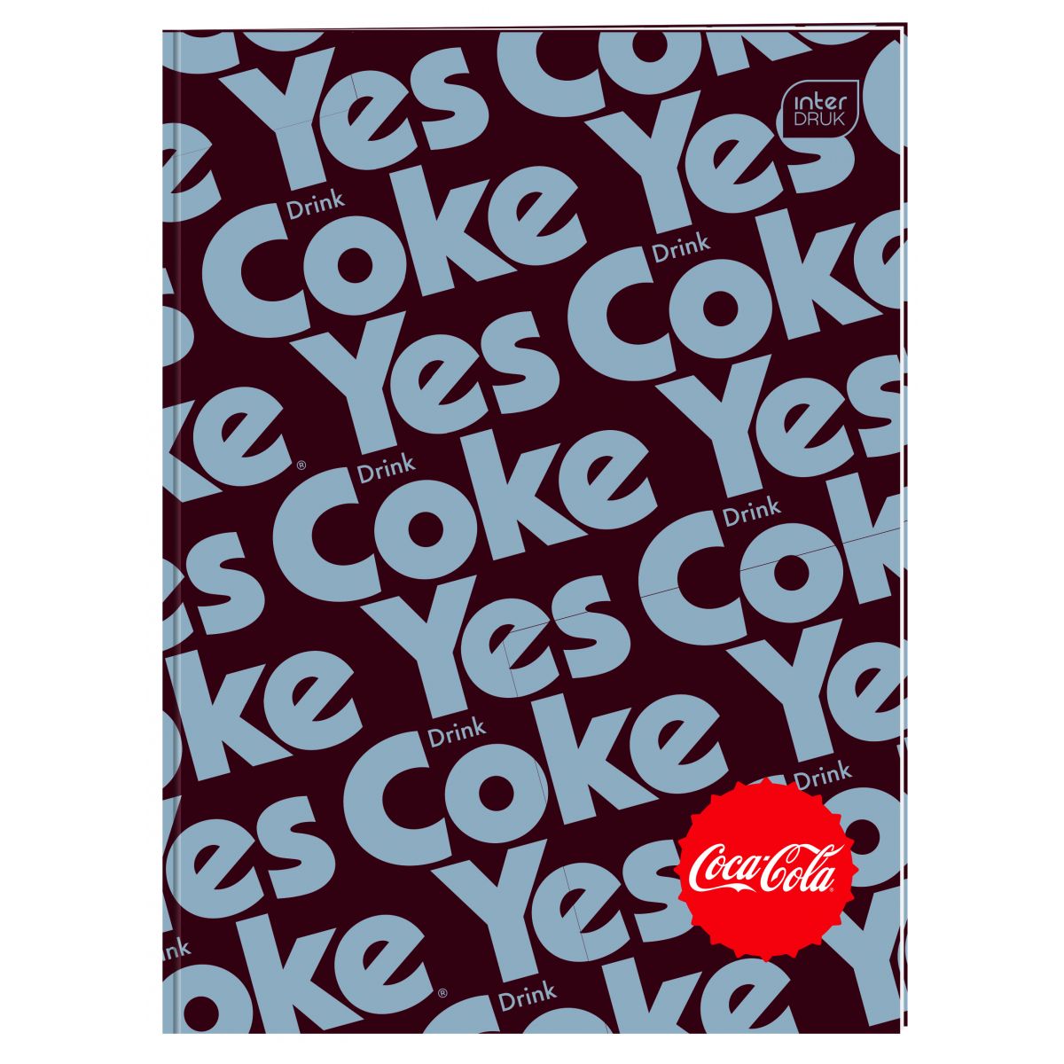 Zeszyt tematyczny COCA COLA HYBRID A6 32k. 70g krata Interdruk (do słówek)
