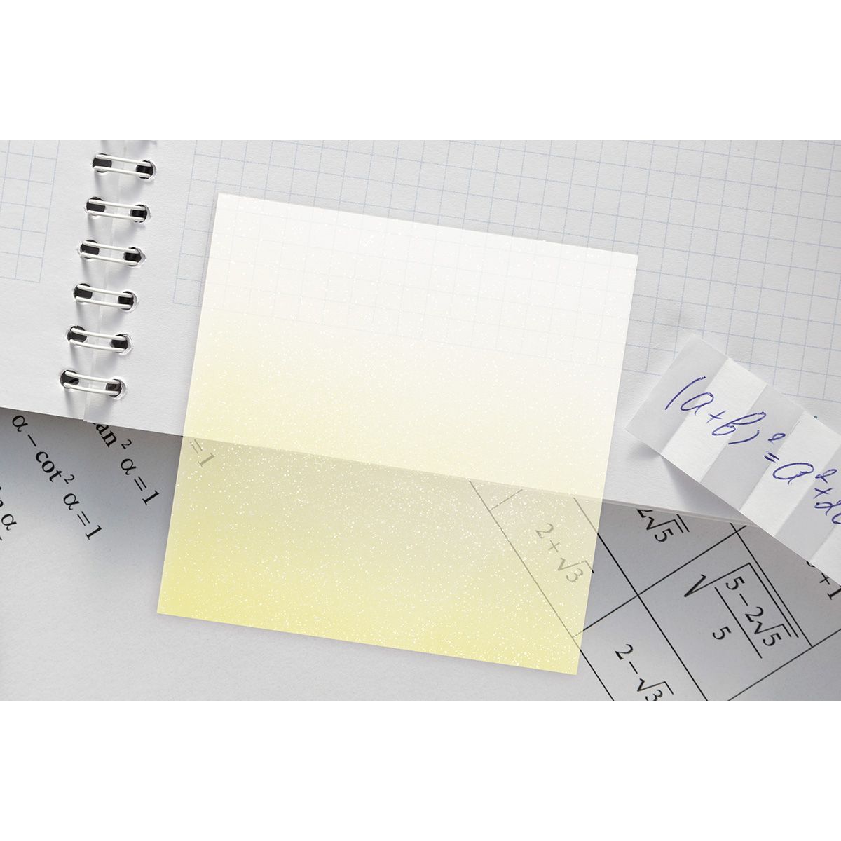Notes samoprzylepny (karteczki) Titanum transparentne, z polipropylenu 75x75 50k [mm:] 75x75