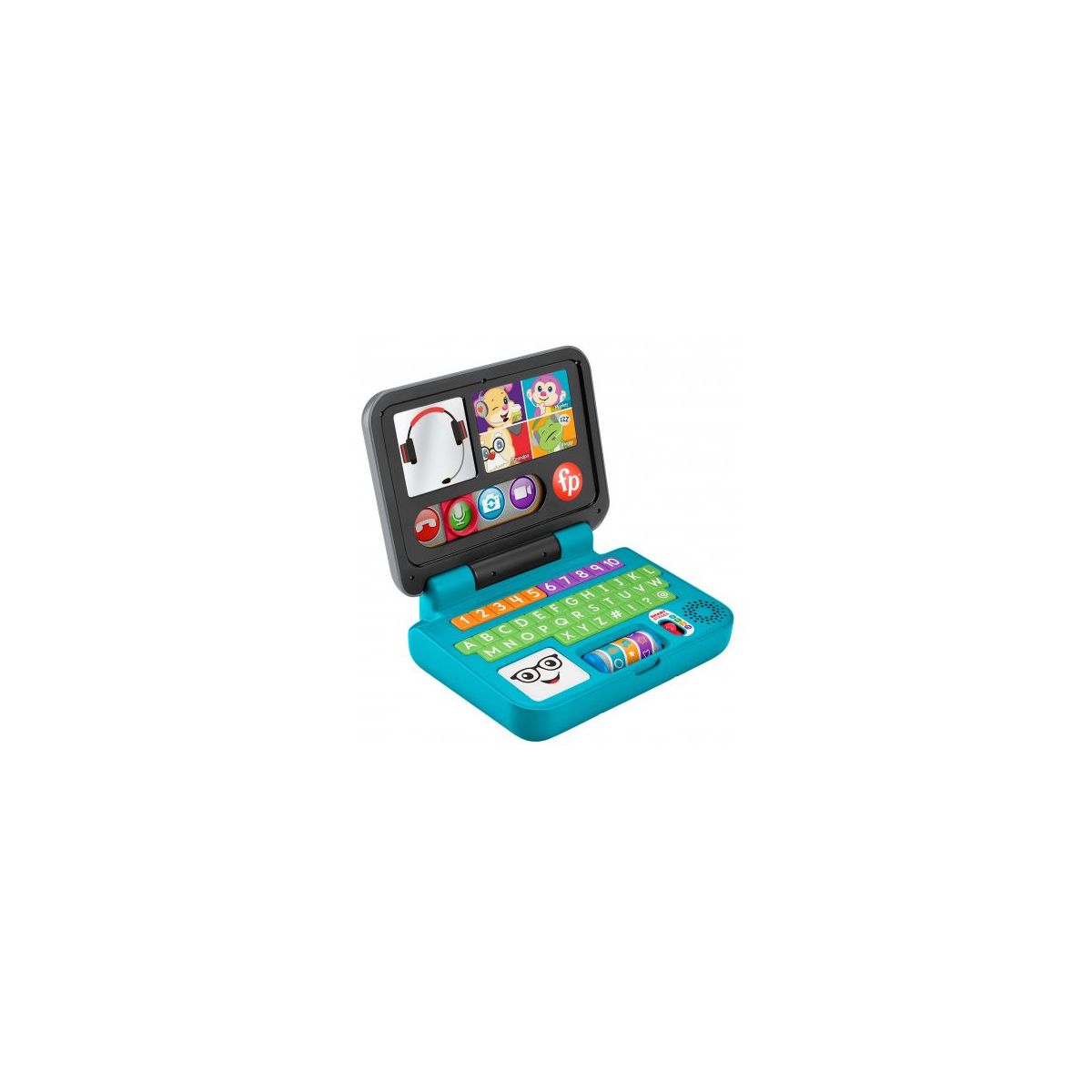 Zabawka edukacyjna Fisher Price Ucz się i Śmiej - Edukacyjny Laptop Malucha Porozmawiajmy (HHX33)