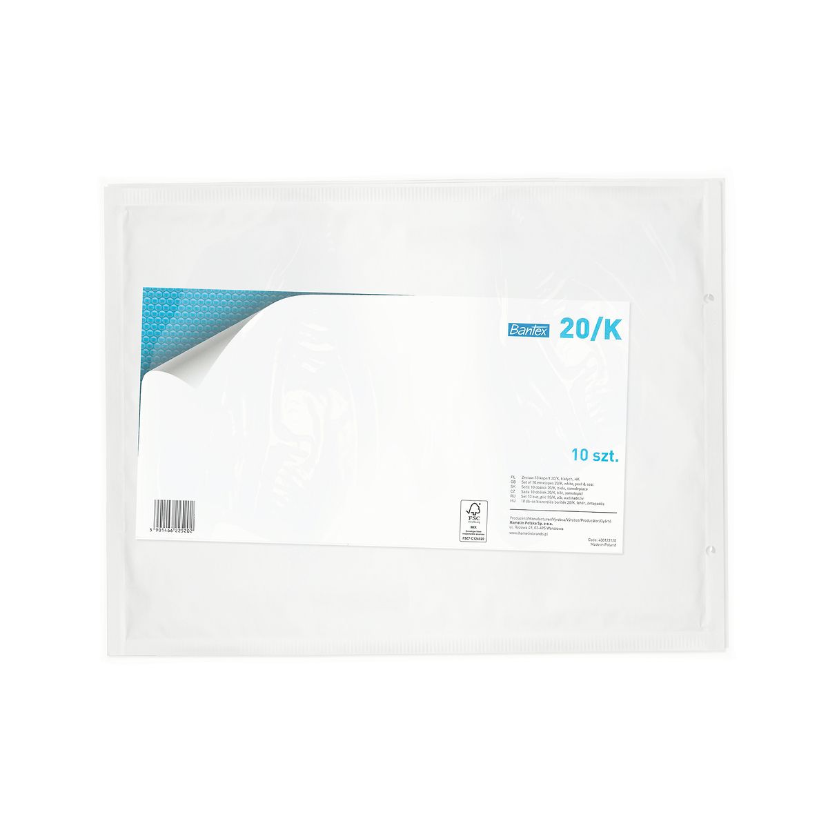 Koperta bezpieczna Bantex 20/K [mm:] 370x480 (400123120) 50 sztuk