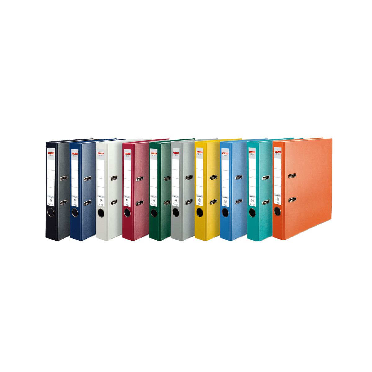 Segregator dźwigniowy Herlitz Q. file Standard 0011167491 A4 50mm czerwony (300003090)