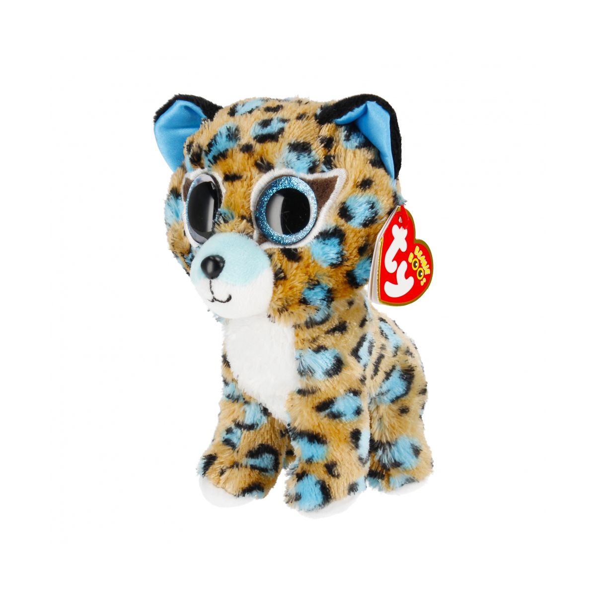 Pluszak Beanie Boos Cobalt - niebieski lampart [mm:] 150 Ty (TY36691)