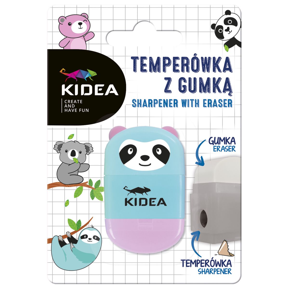 Temperówko-gumka kidea Derform (TGMKA)