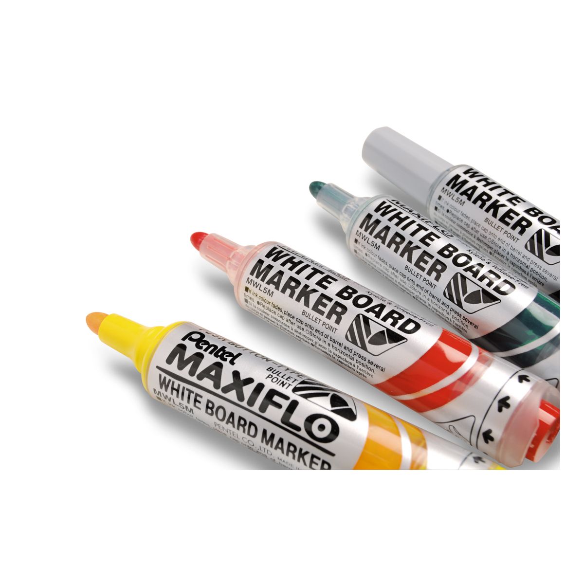 Marker suchościeralny Pentel, czarny 2,0-2,5mm okrągła końcówka