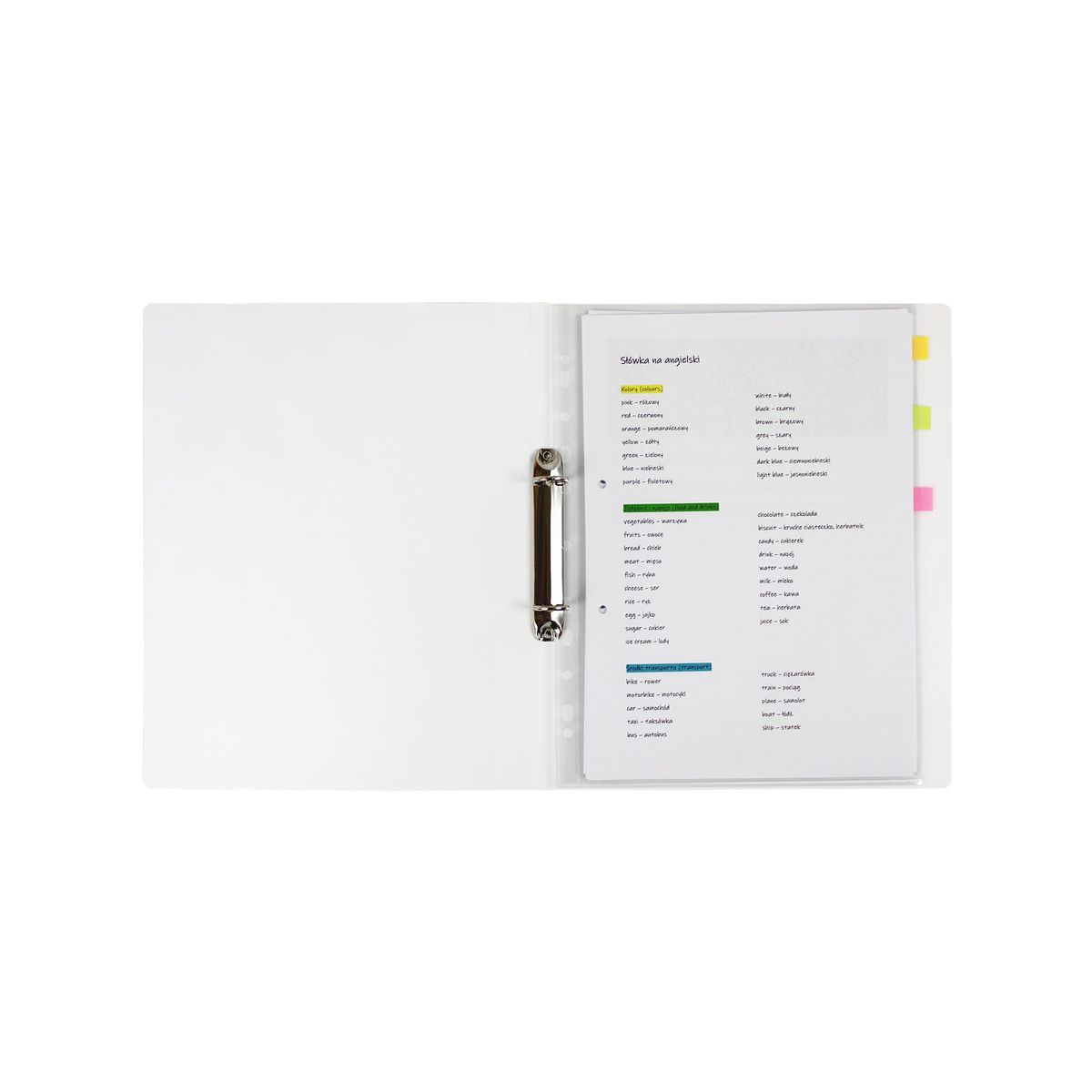 Segregator ringowy FOOTBALL A4 mix Biurfol (SEN-A4-34)