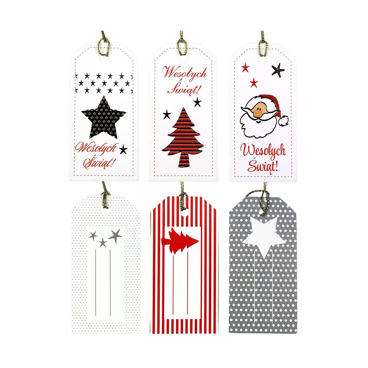 Bileciki do prezentów Craft-Fun Series „Wesołych Świąt” Titanum (24ESD015)