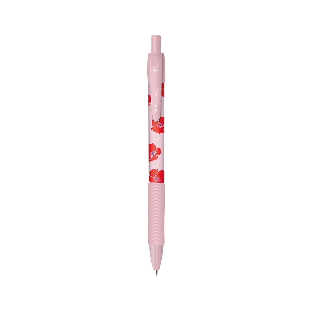 Długopis wymazywalny TUTTO BELLO z gripem niebieski 0,7mm Interdruk (żelowy)