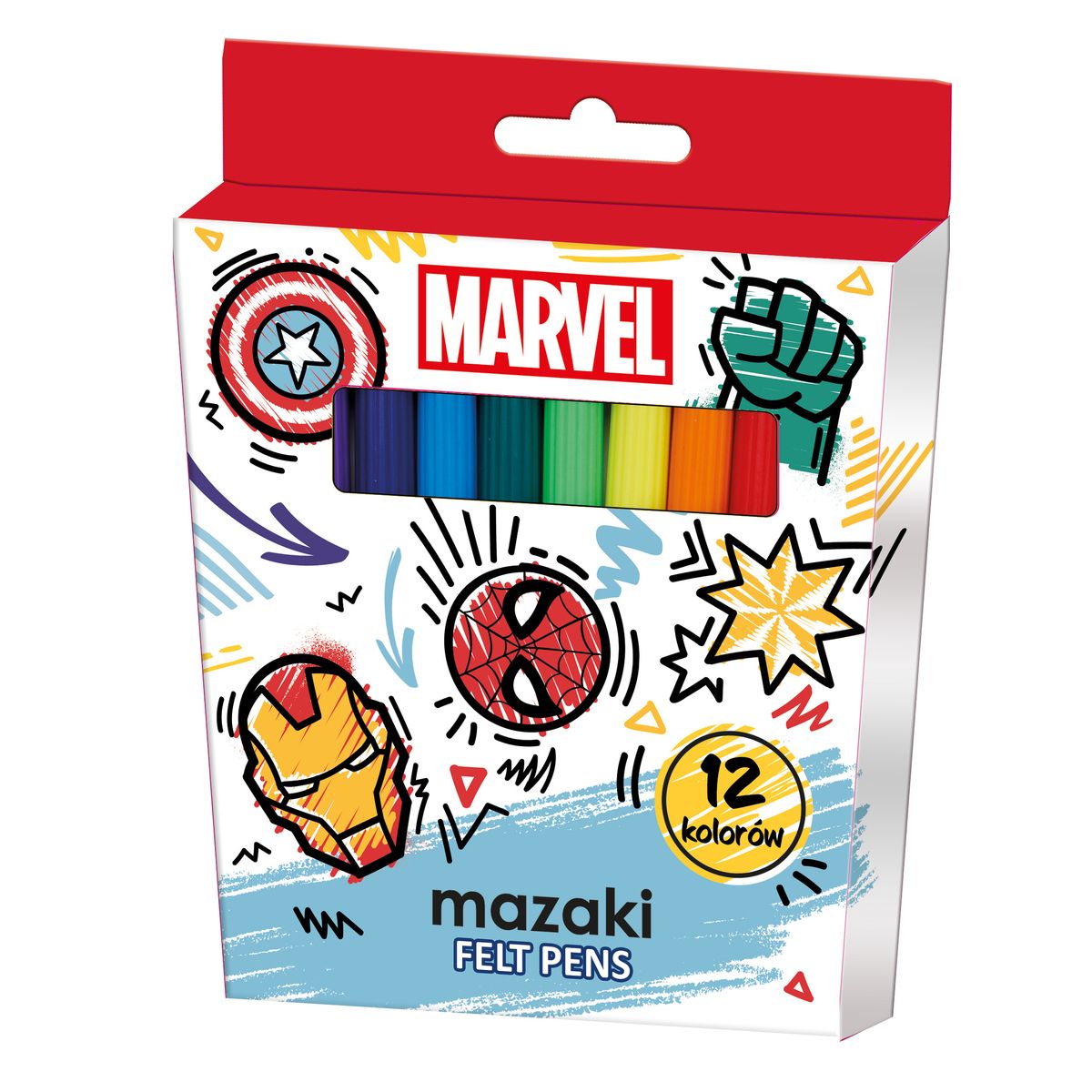 Flamaster Beniamin AVENGERS 12 kol. (114136)