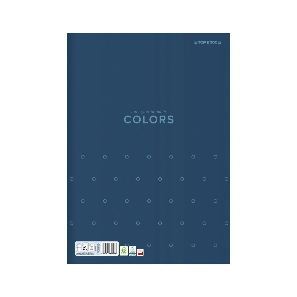 Papier kancelaryjny colors A3 krata TOP-2000 (400169246)