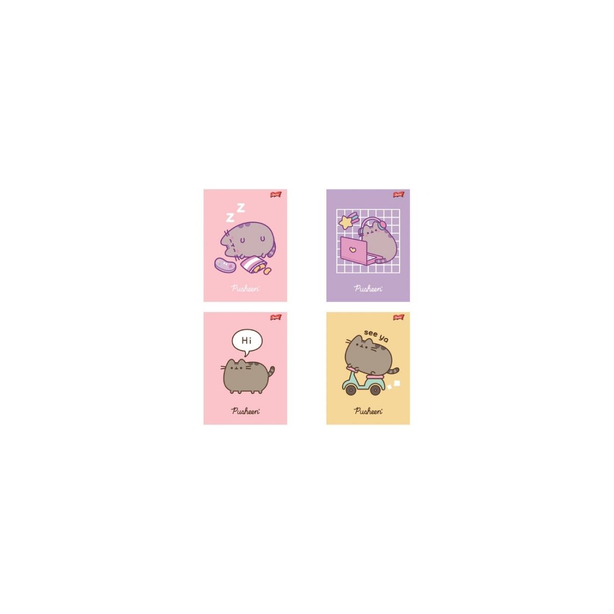 Zeszyt Pusheen A5 60k. 70g krata Unipap