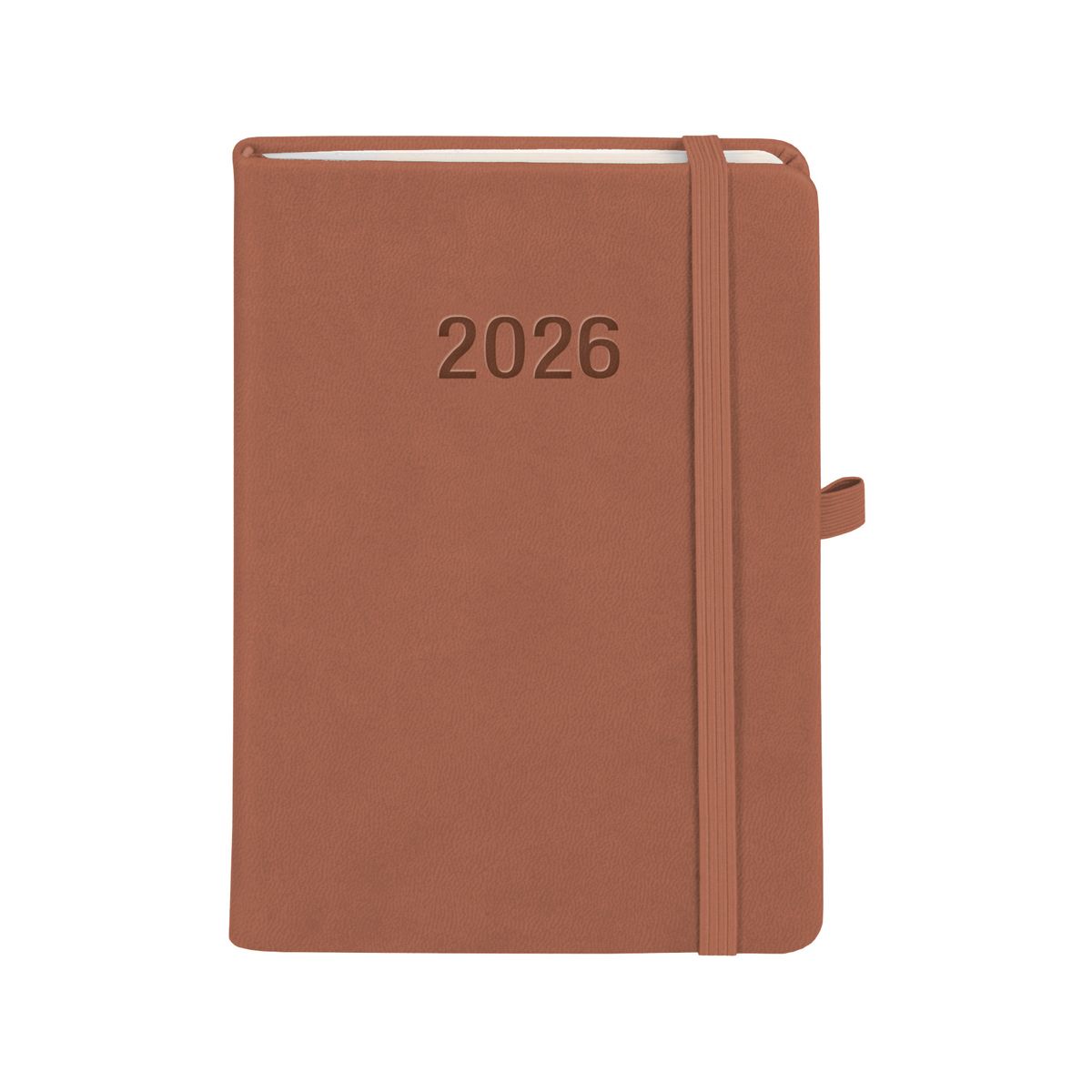 Kalendarz książkowy (terminarz) 2026 MEMOFIX  TDW B6 Antra (MOCHA MAUSSE)