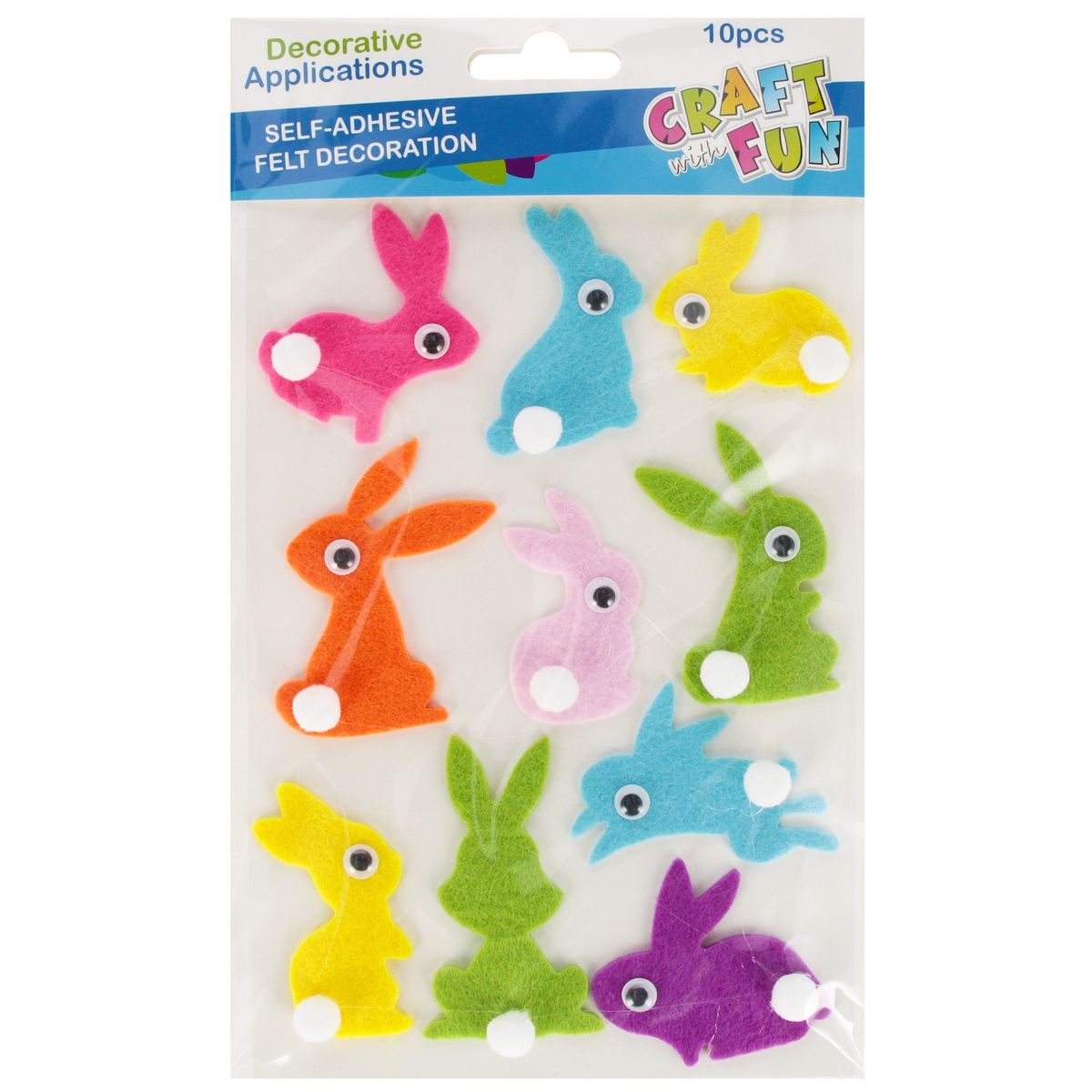 Ozdoba filcowa Craft With Fun Królik (554228)
