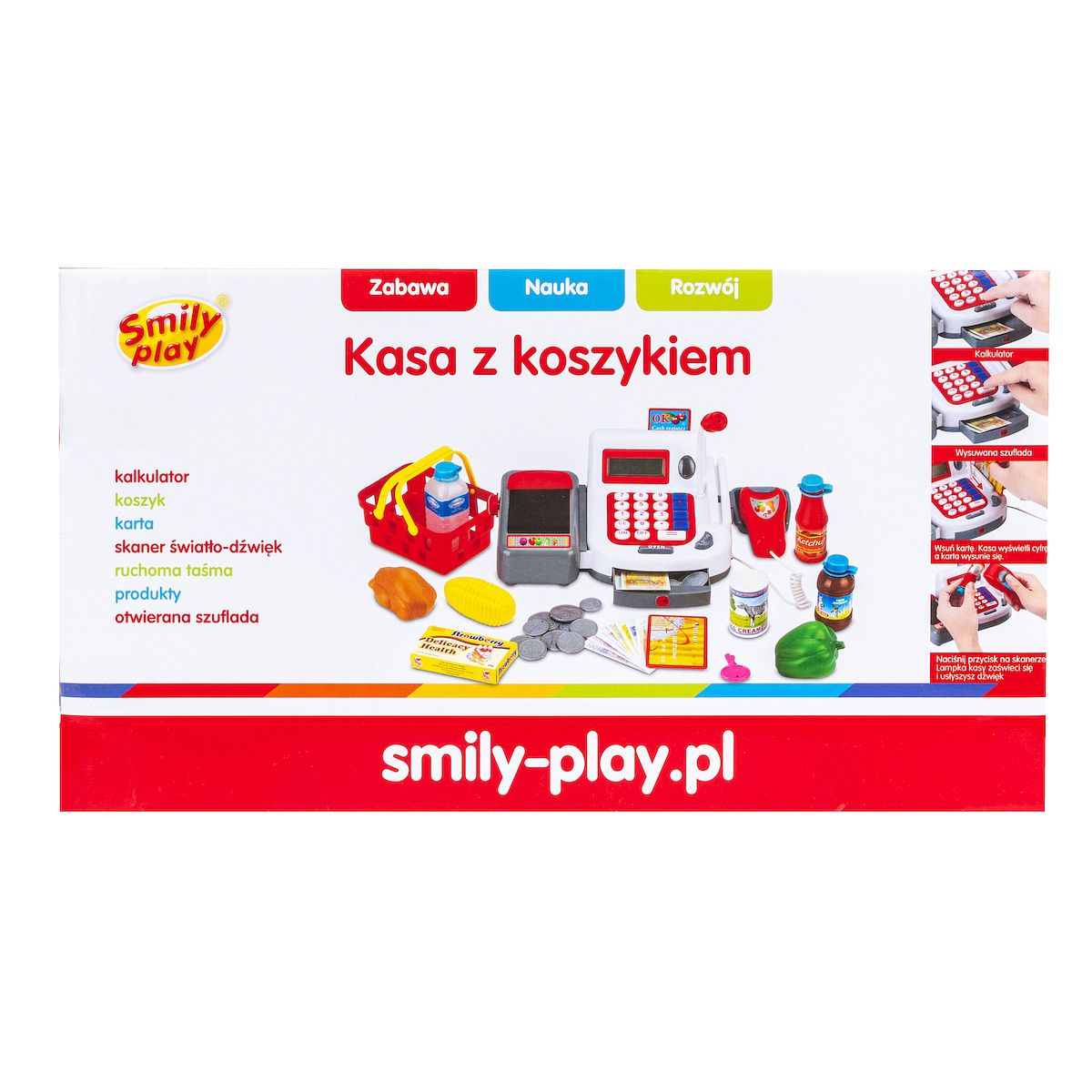 Kasa sklepowa Smily Play na baterie (SP83887)