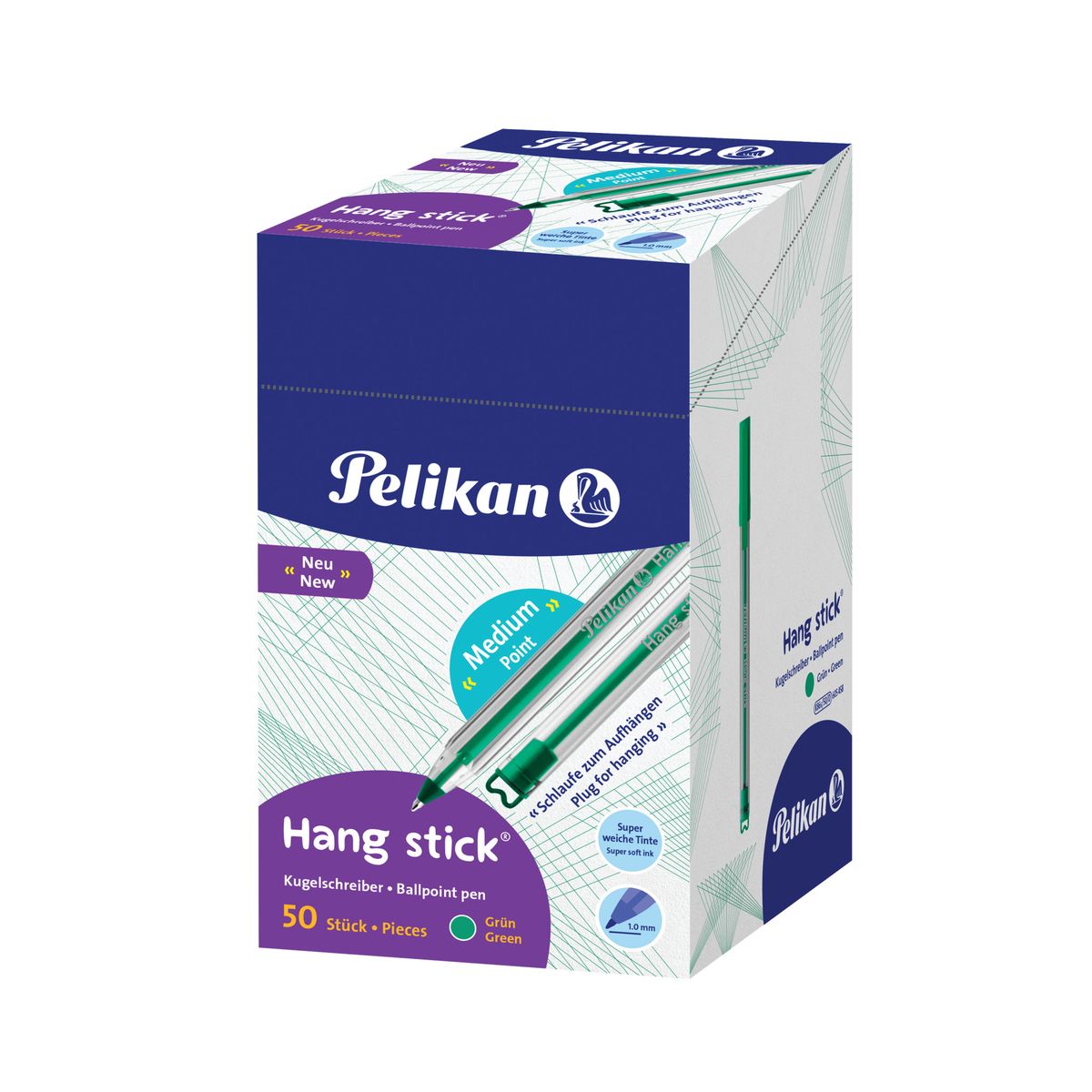 Długopis Pelikan Hang Stick zielony (605458)