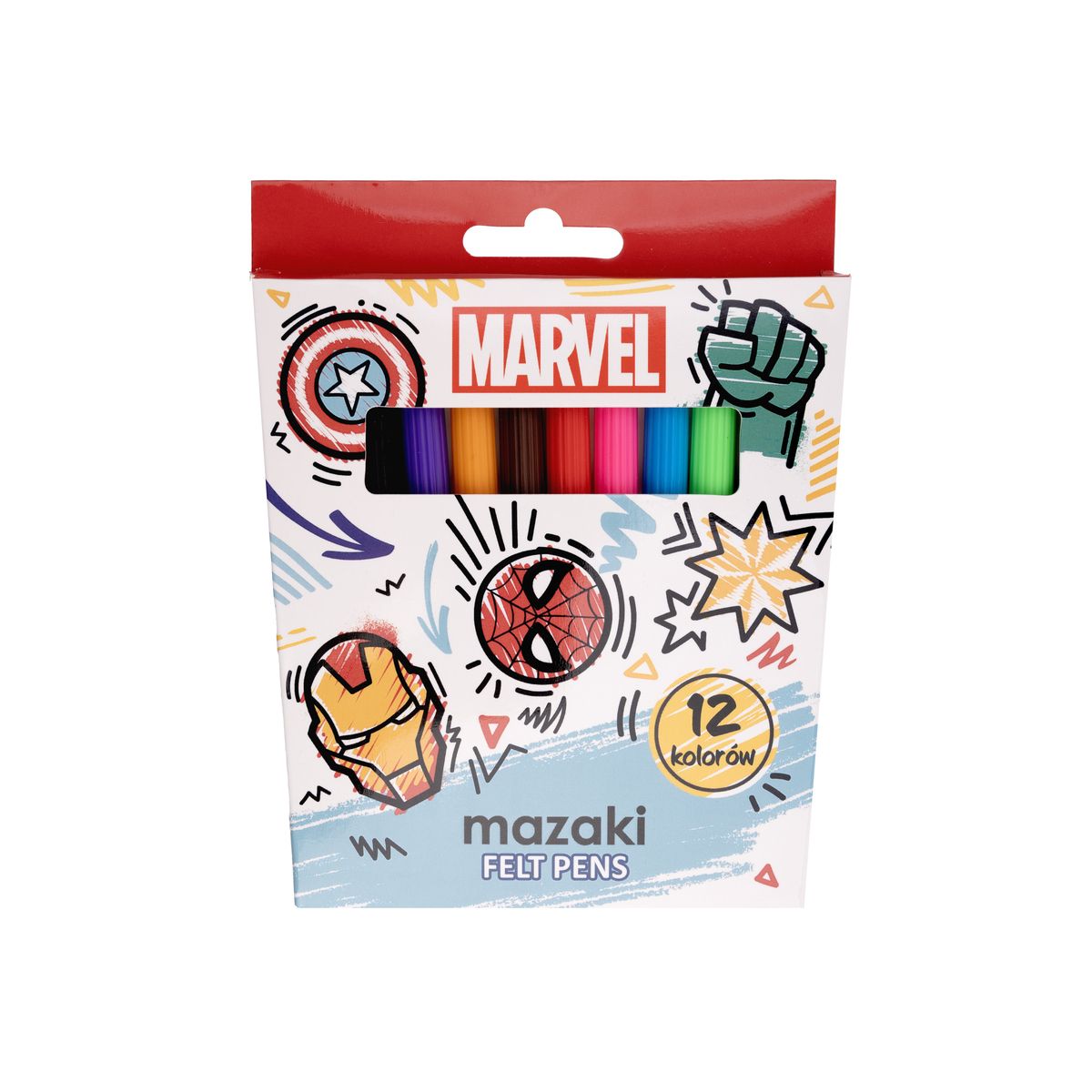 Flamaster Beniamin AVENGERS 12 kol. (114136)