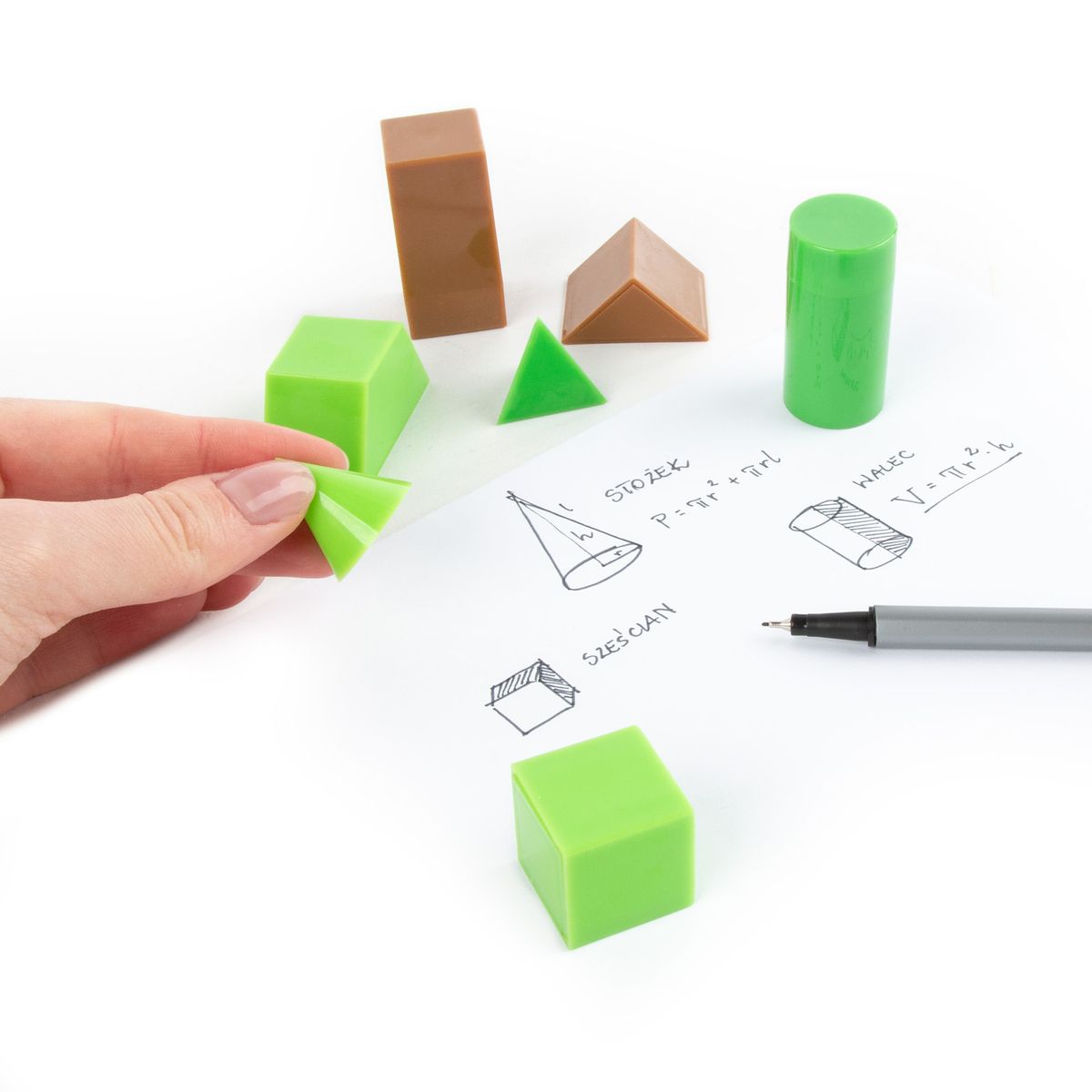 Figurka Kidea Figury geometryczne (M3DFGBKA)