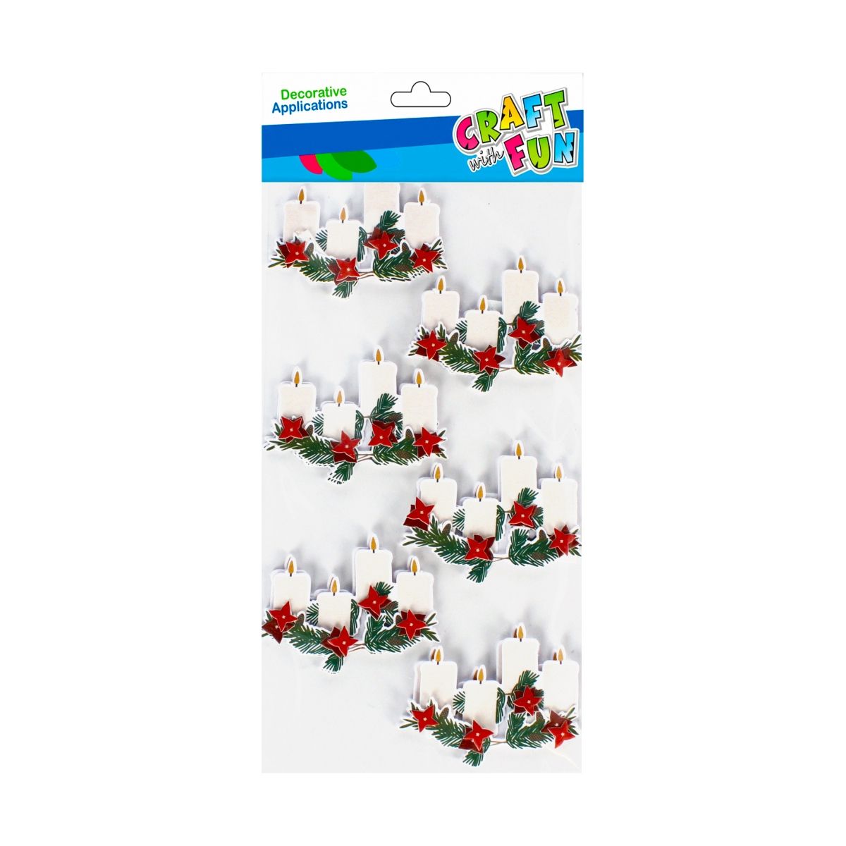 Naklejka (nalepka) Świece 3D Craft with Fun (501765)