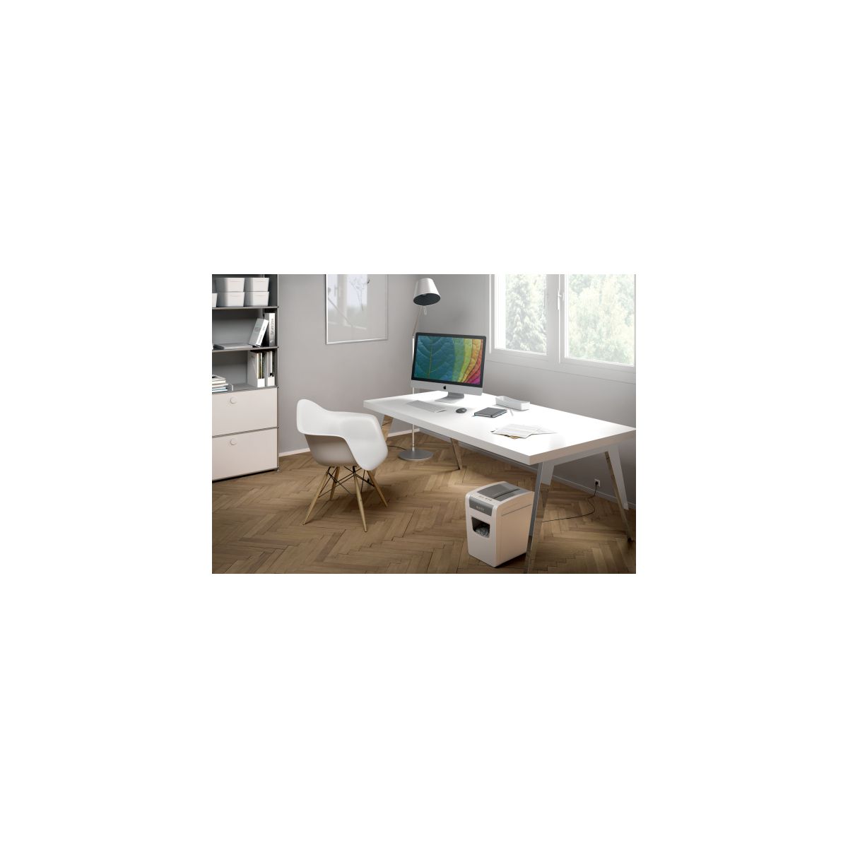 Niszczarka Home Office Slim P4 szara Leitz (80010000)