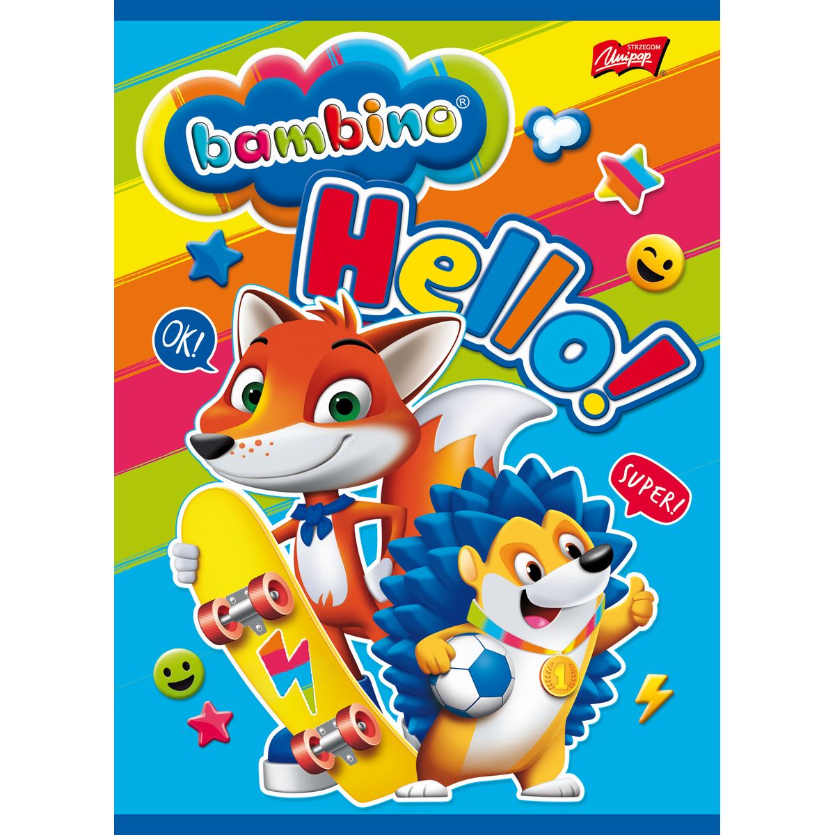 Zeszyt Bambino A5 16k. krata Unipap (5903235001789)