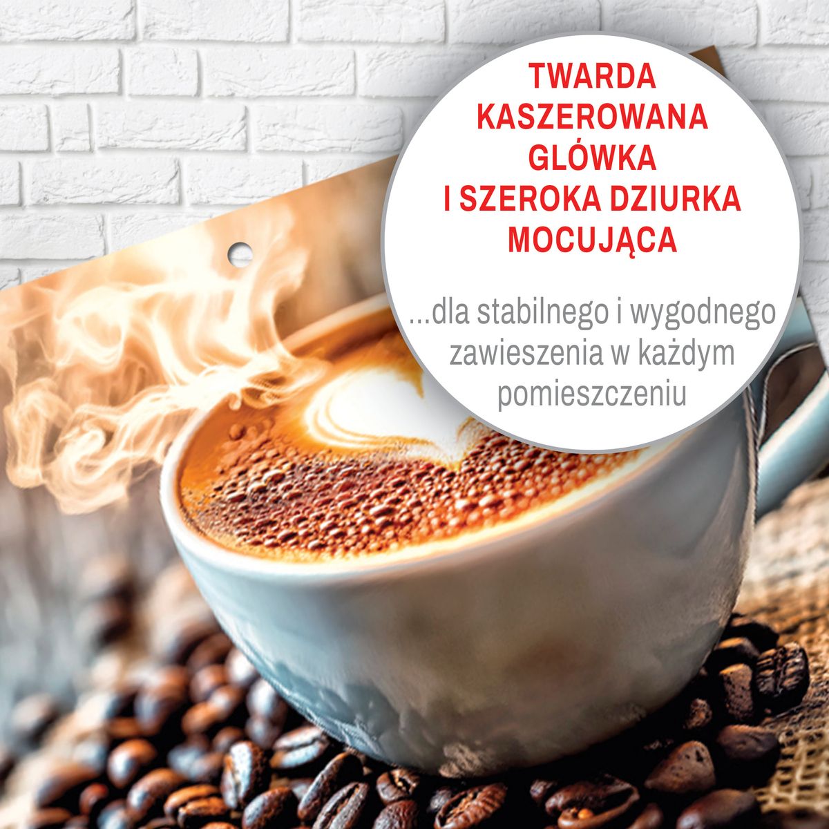 Kalendarz ścienny PREMIUM trójdzielny A4 Press (KAWA)