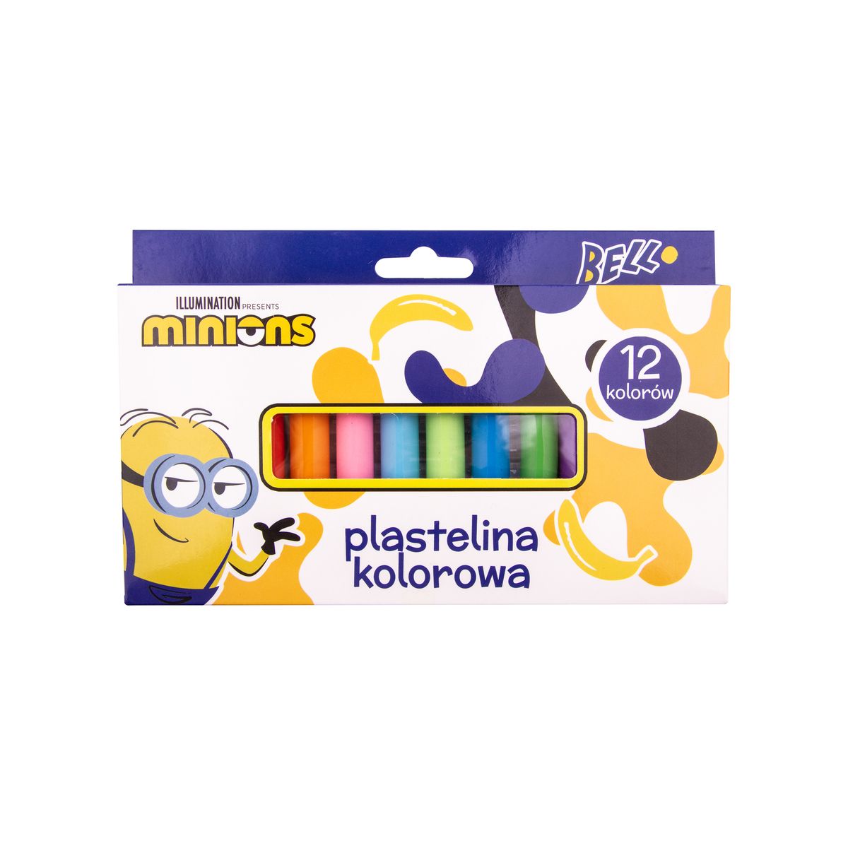 Plastelina Beniamin 12 kol. Minionki mix (5849)