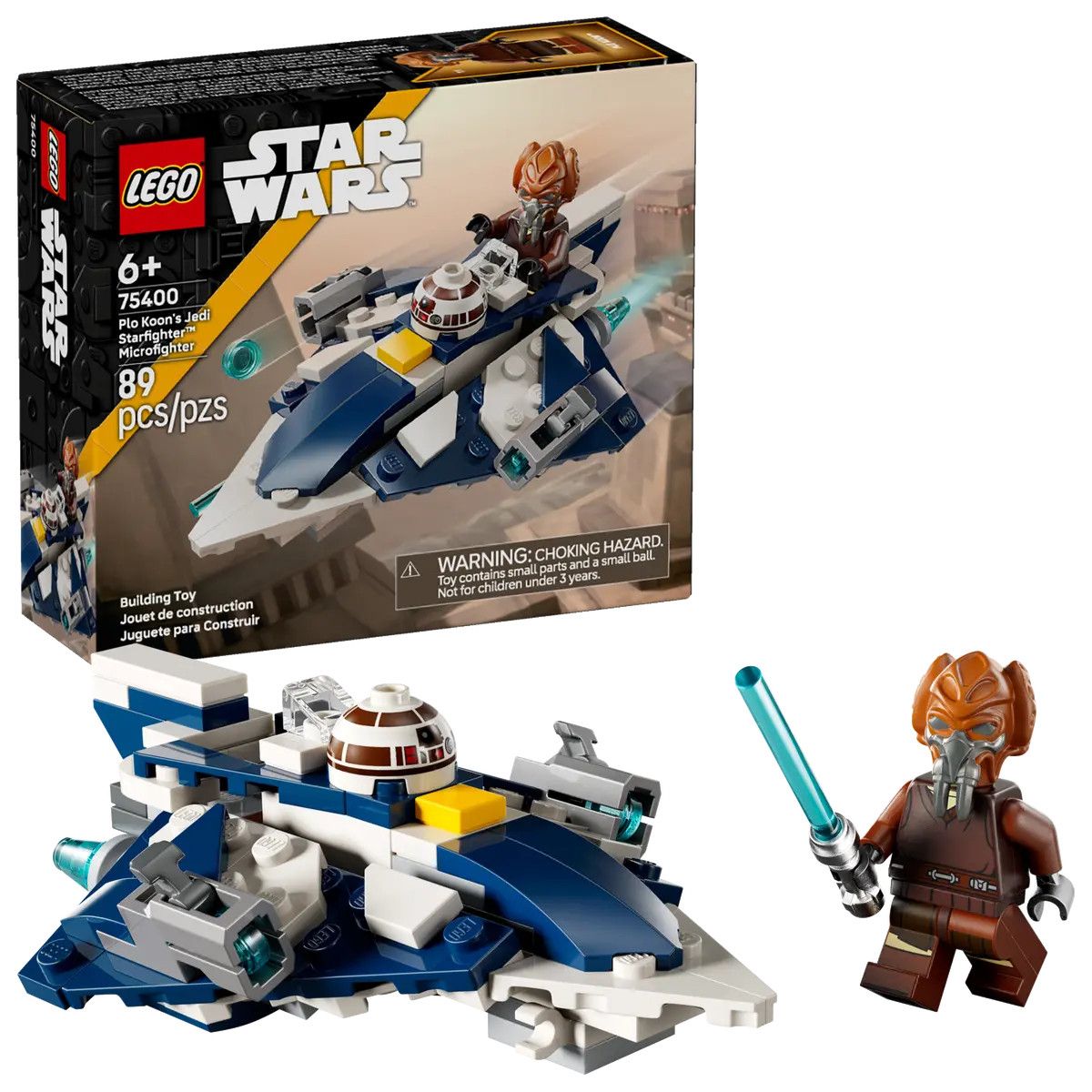 Klocki konstrukcyjne Lego Star Wars Mikromyśliwiec Jedi Plo Koona™ (75400)