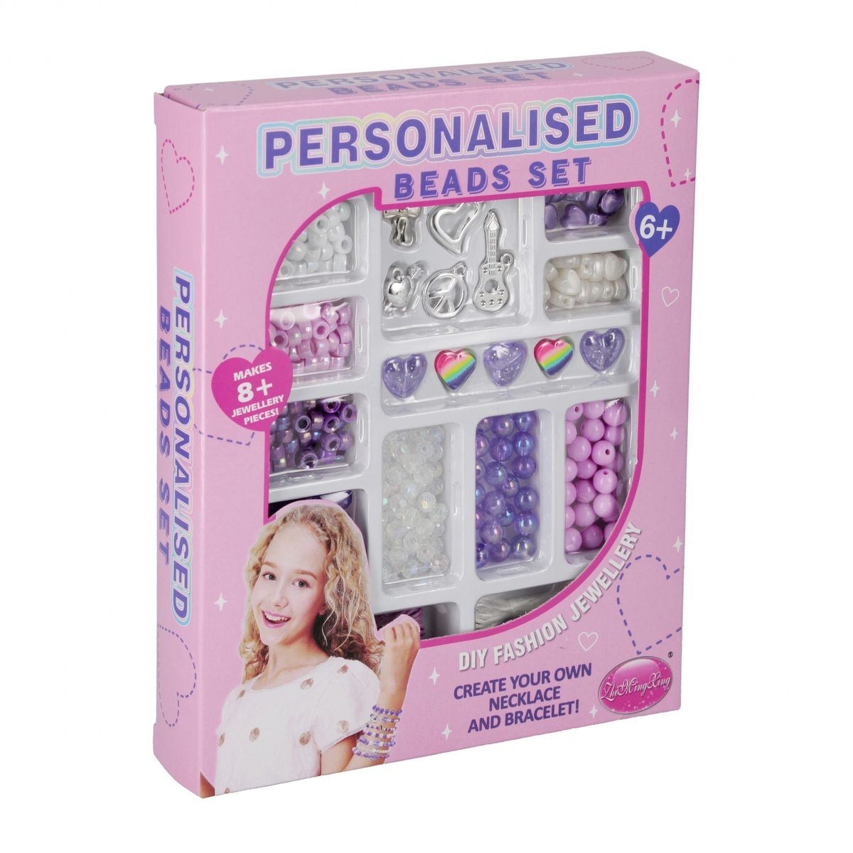 Koraliki dla dziewczynki do nawlekania Mega Creative (543663)