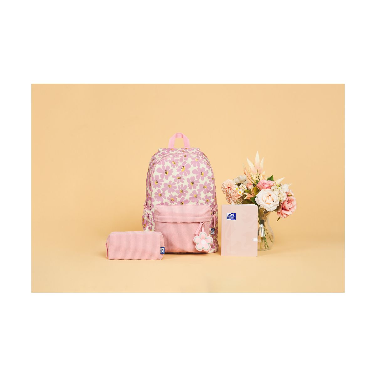 Plecak Oxford Bloom różowy (400196446)