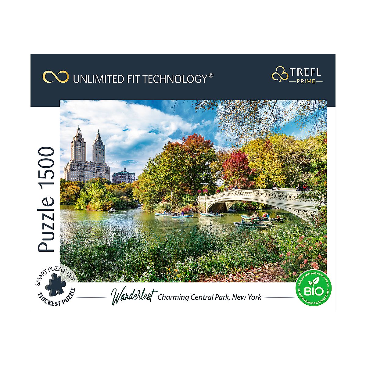 Puzzle Trefl UFT Wanderlust: Charming Central Park, New York 1500 el. (26194)