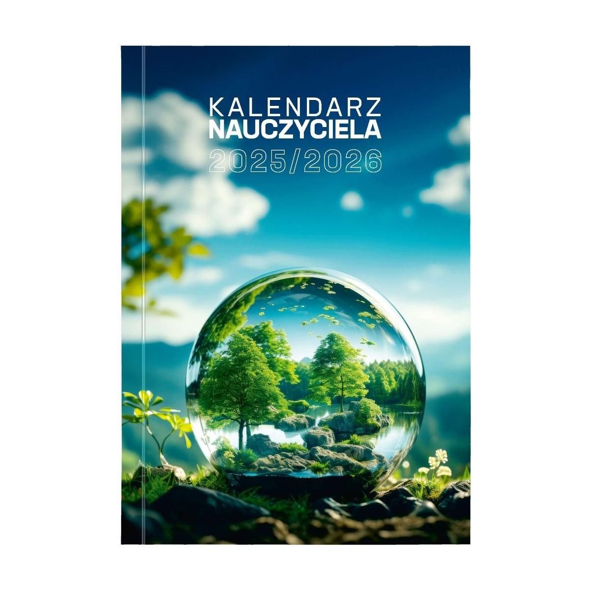 Kalendarz nauczyciela książkowy (terminarz) Wydawnictwo Wokół Nas PCV EKO bezbarwny B6 (A5TN089B)