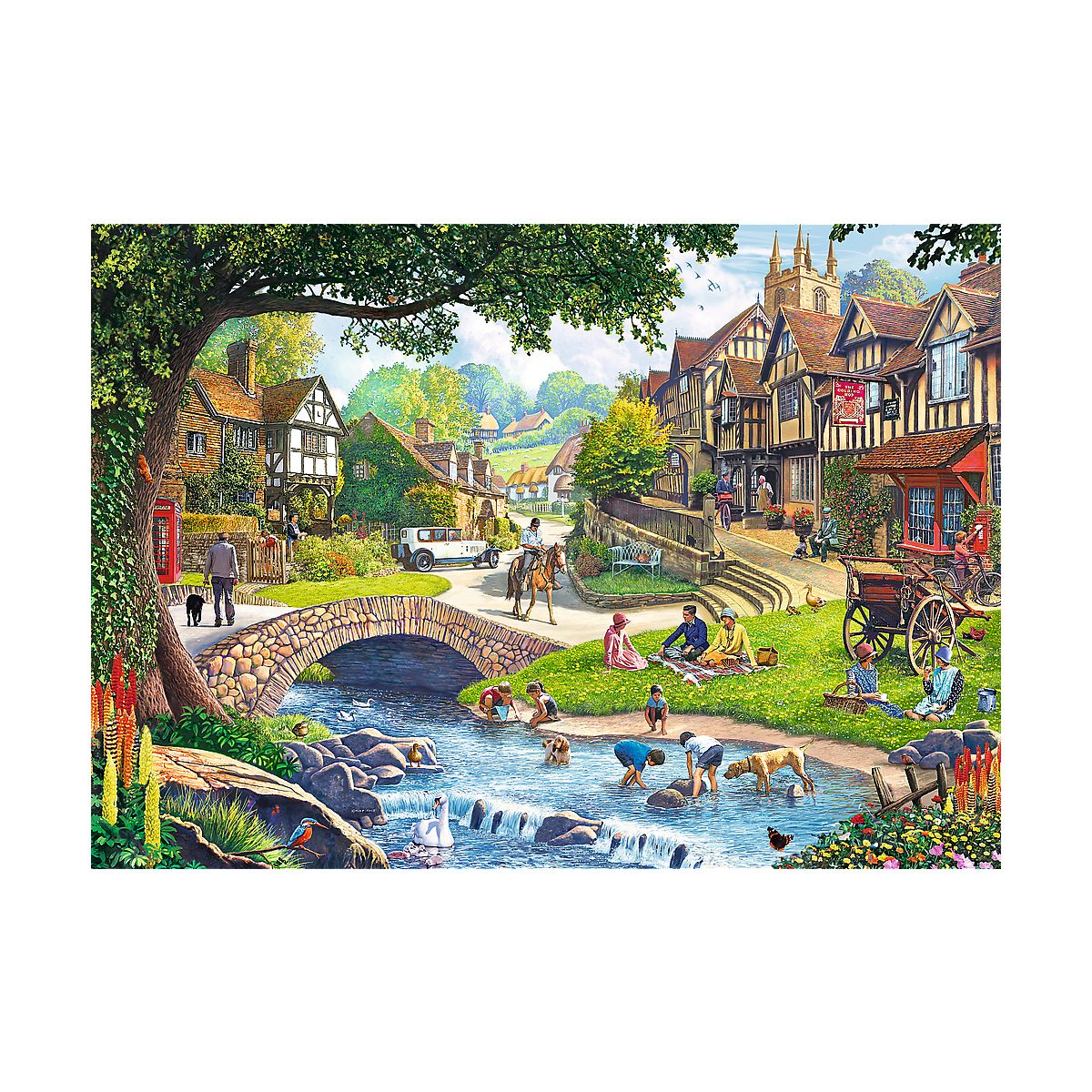 Puzzle Trefl Sielankowe życie 2x500 el. (37494)