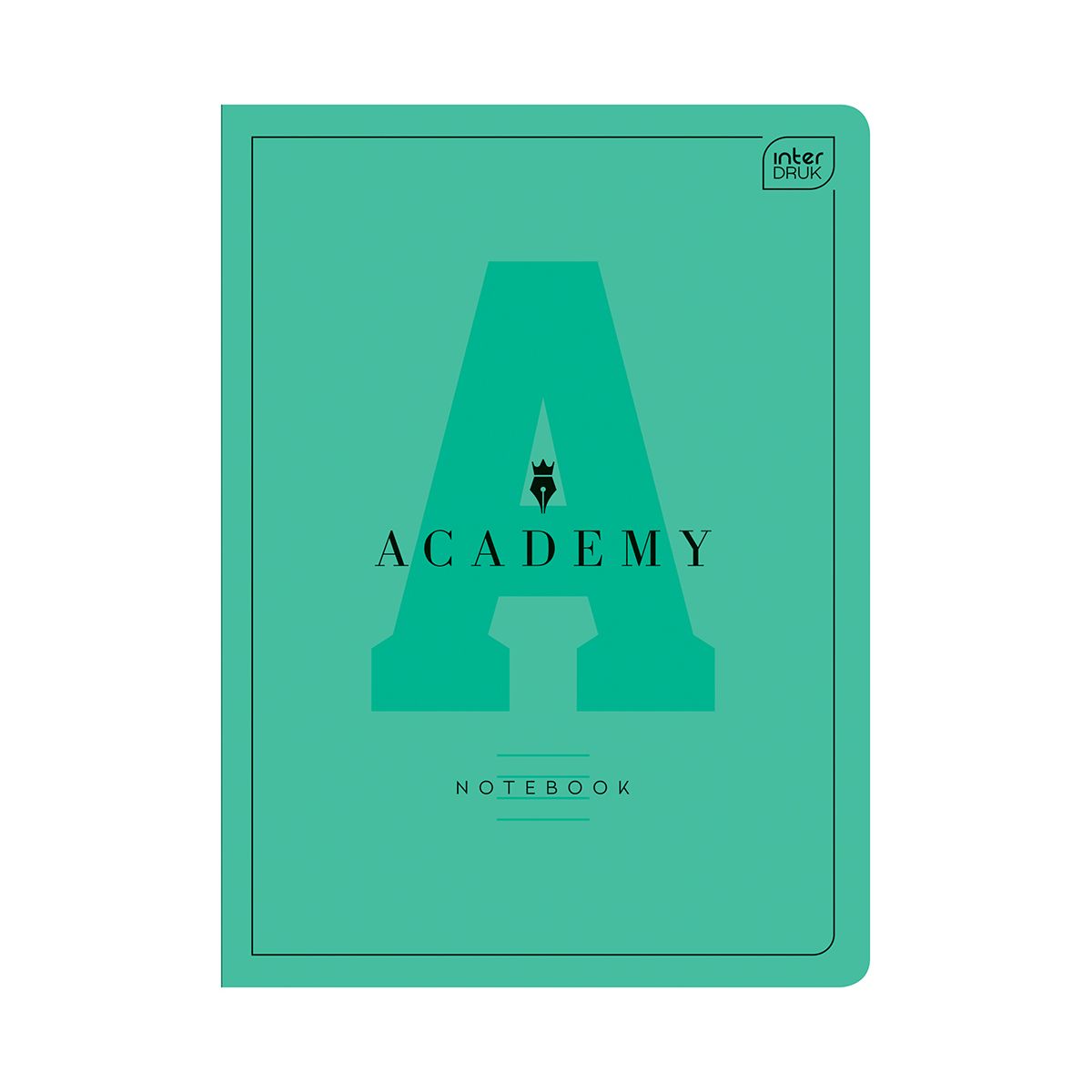 Zeszyt Hybrid Academy 90g A5 32k. 90g linia Interdruk