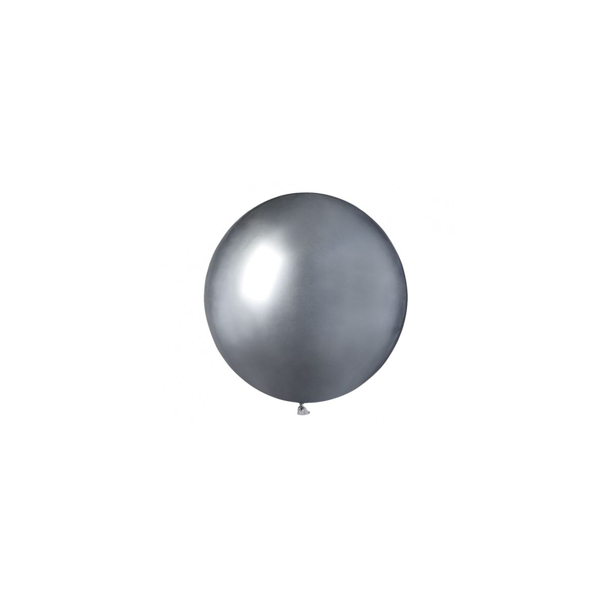 Balon gumowy Godan shiny 25szt. srebrny 19cal (GB150/89)