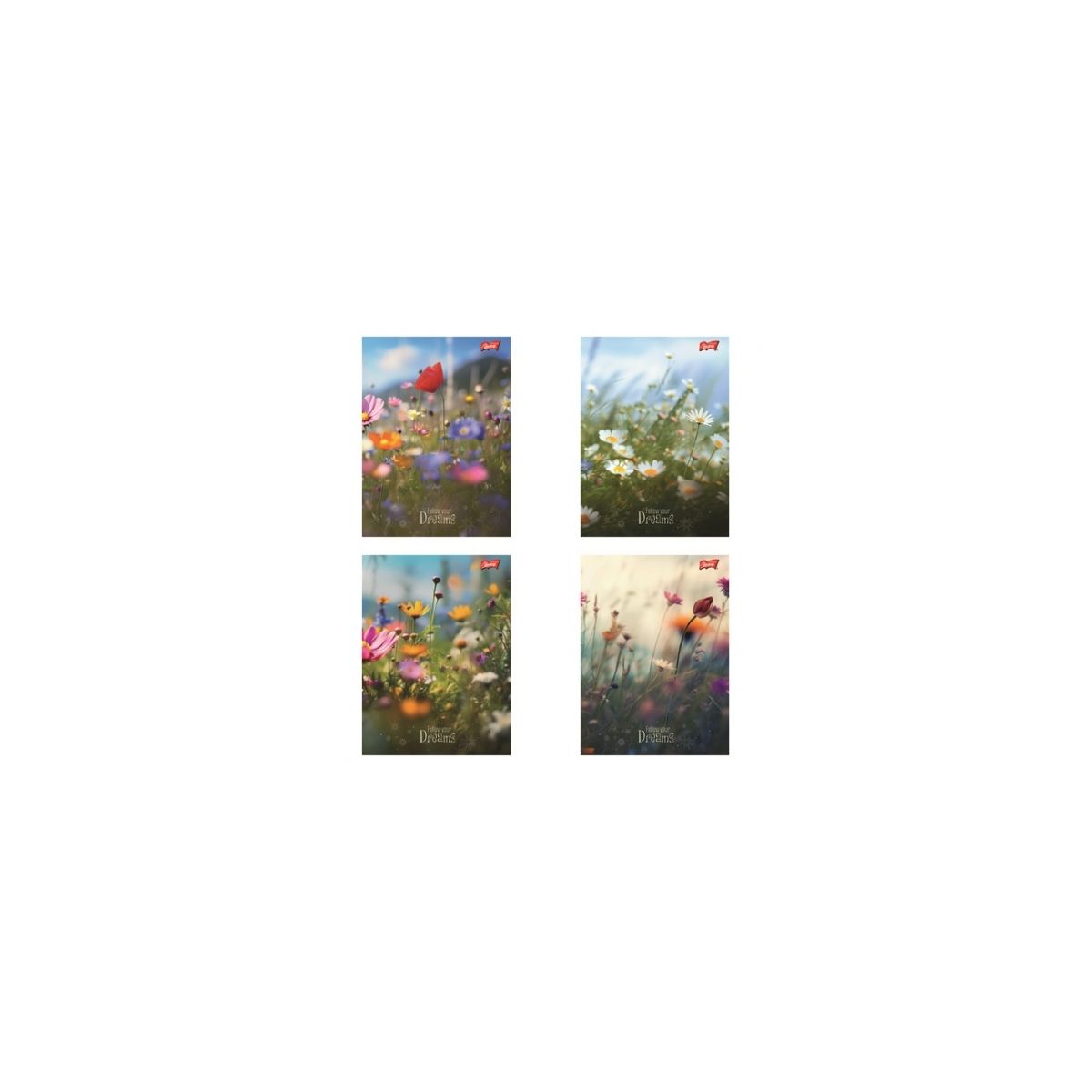Zeszyt Unipap Romantic Meadow A5 60k. 70g linia