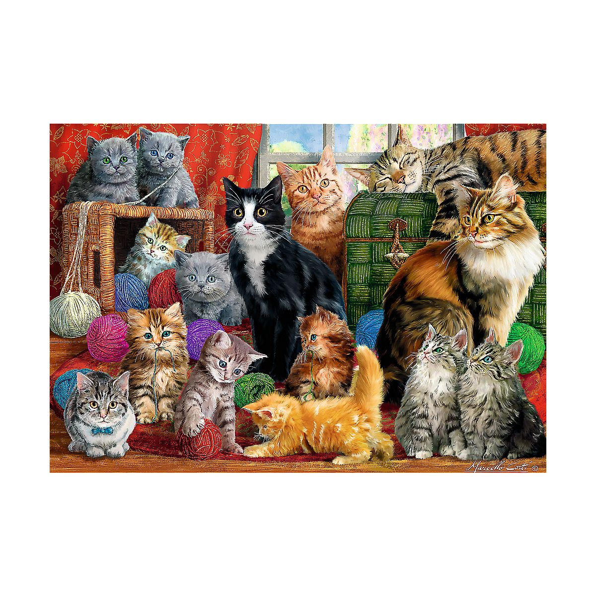 Puzzle Trefl Kocie spotkanie 1000 el. (10555)