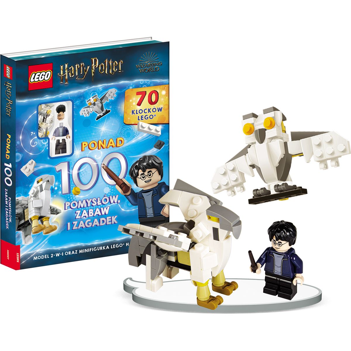 Książka dla dzieci Ameet LEGO® Harry Potter™. Ponad 100 pomysłów, zabaw i zagadek (LQB6401)